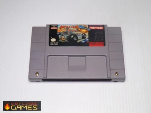 AUTHENTIC! Battle Cars - GAME ONLY - SUPER NINTENDO SNES - 115a