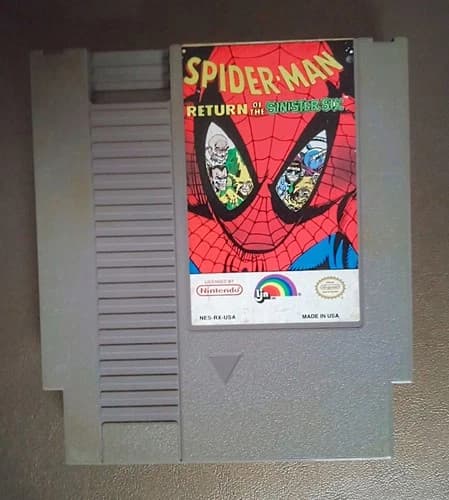 Spider-Man: Return of the Sinister Six NES Video Game 1993(Cartridge Only)