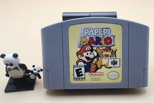 Paper Mario Nintendo 64 Authentic Cartridge N64 Working Tested