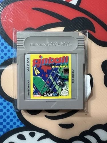 Pinball Dreams (Nintendo Gameboy 1992) Authentic. Tested Working.
