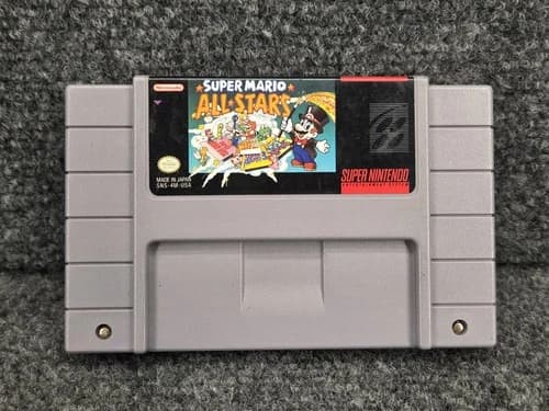 Super Mario All-Stars (Super Nintendo Entertainment System, SNES) Game Only USED