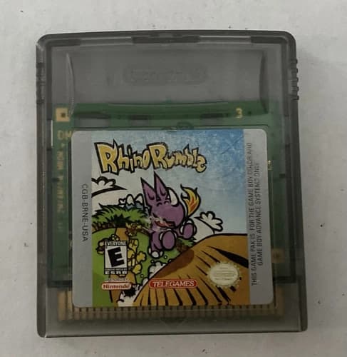 Gameboy Color Rhino Rumble