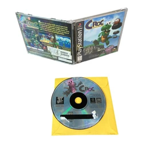 Sony PlayStation 1 PS1 CIB Complete TESTED Croc: Legend of the Gobbos BL CF