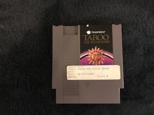 Taboo: The Sixth Sense (Nintendo Entertainment System NES, 1989)