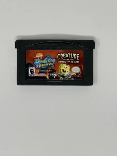 Game Boy Advance - Spongebob Squarepants Creature From The Krusty Krab Nintendo
