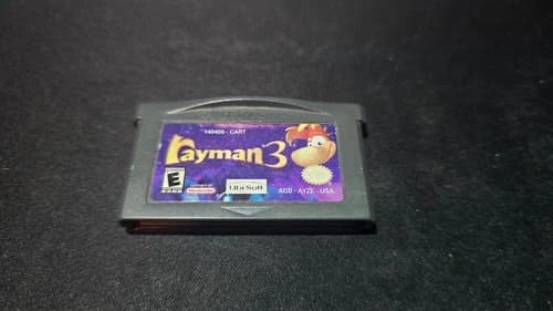Rayman 3 Ubisoft Nintendo Game Boy Advance EXMT authentic game cartridge
