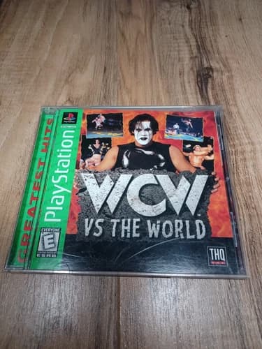 WCW vs. THE WORLD Greatest Hits (Sony PlayStation 1, 1997 PS1) Complete Tested