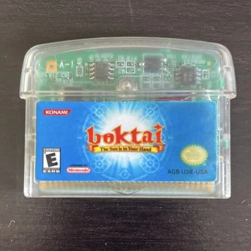 GBA Boktai: The Sun Is in Your Hand Game Boy Advance NTSC-U/C