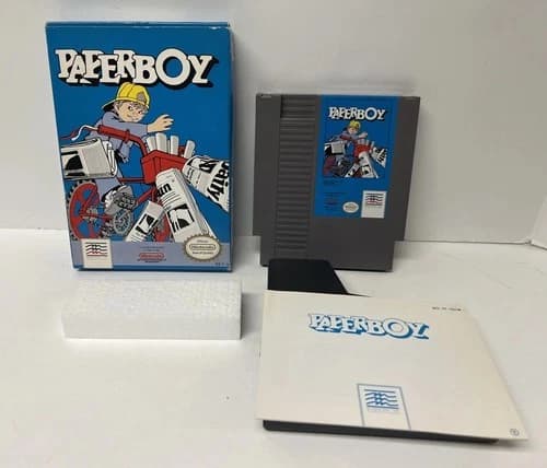 Paperboy (Nintendo NES) Complete In Box CIB - Tested