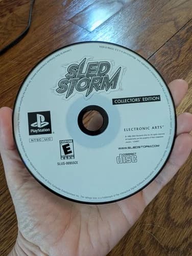 Sled Storm Collectors Edition PS1 PlayStation 1, 2002 -TESTED - DISC ONLY