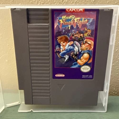 Mighty Final Fight Nintendo NES Authentic Cart In Pristine Condition, 1993