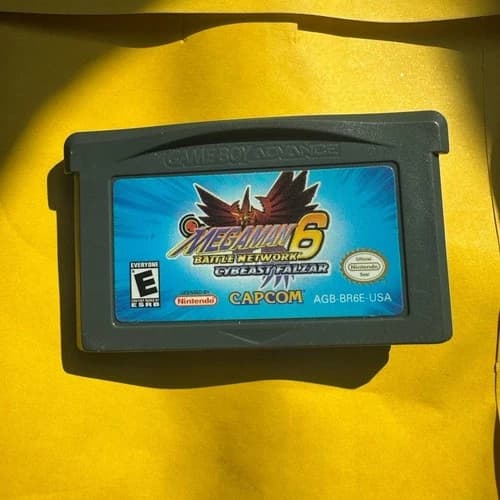 Mega Man Battle Network 6 Cybeast Falzar Capcom Game Boy Advance NTSC-U/C