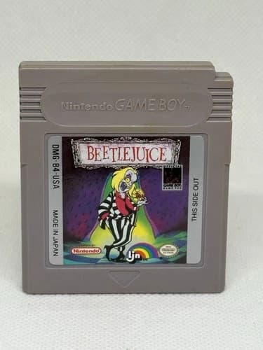 BEETLEJUICE NINTENDO GAMEBOY USA GAME CART TESTED WORKING
