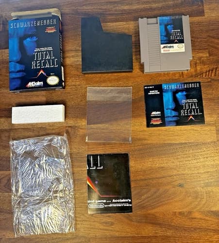 Total Recall NES Nintendo (CIB) includes all pictured inserts and manual