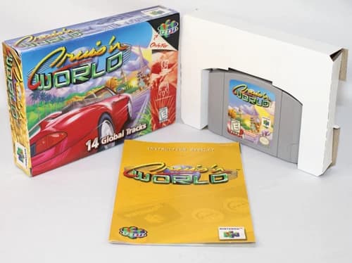 Cruis'n World N64 Nintendo 64 Complete CIB Authentic & Tested! Rare!