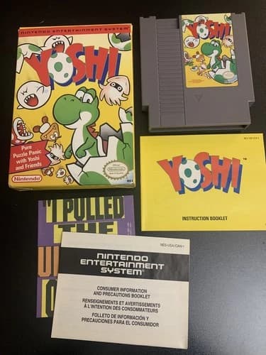 NES Nintendo Yoshi CIB