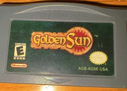 Nintendo Golden Sun Nintendo Game Boy Advance 2001 NTSC-U/C Game Cartridge