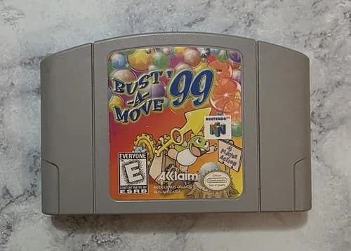 Bust-A-Move '99 (Nintendo 64, N64) Authentic & Tested Cartridge