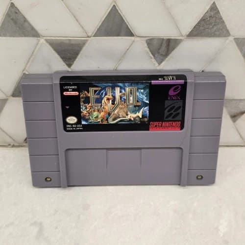 E.V.O. Search For Eden EVO Super Nintendo SNES Tested Authentic Game. Excellent