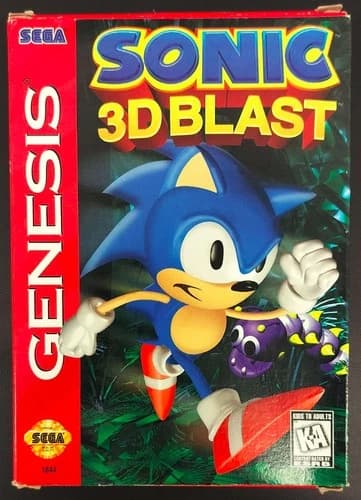 Sonic 3D Blast Sega Genesis CIB
