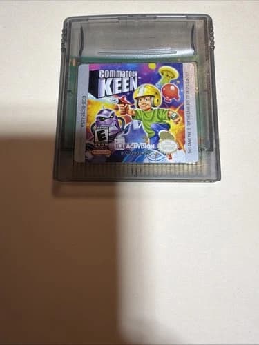Commander Keen (Nintendo Game Boy Color, 2001) Authentic Cartridge Tested