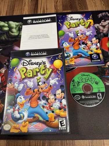 Disney's Party (Nintendo GameCube, 2003) Complete CIB - Tested