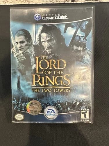 Lord Of The Rings The Two Towers (Nintendo GameCube) CIB Tested & Working!