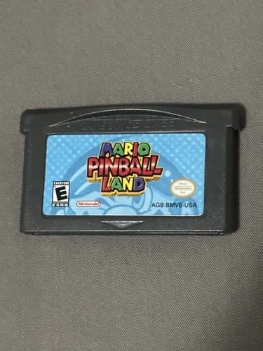 Mario Pinball Land (Nintendo Game Boy Advance, 2004) GBA Tested