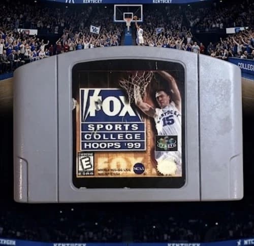 Fox Sports College Hoops '99 NCAA Basketball Nintendo 64 N64 - Authentic OEM