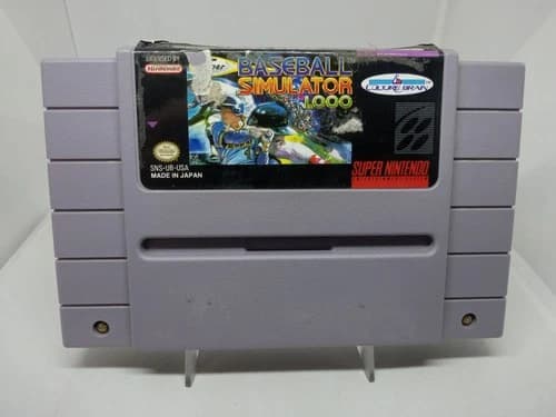 Super Baseball Simulator 1.000 (Super Nintendo Entertainment System, SNES)
