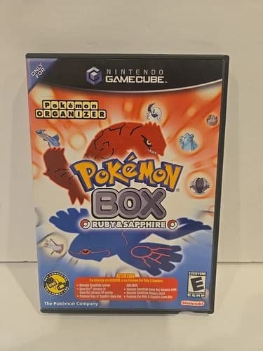 Pokemon Box Ruby and Sapphire Gamecube USA CIB With Manual Tested And Working