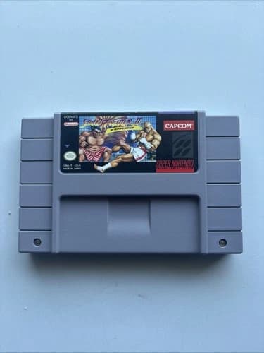 Authentic Street Fighter II Turbo Nintendo SNES Cartridge Only