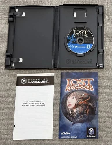 RARE GAMECUBE Lost Kingdoms Nintendo 2002 COMPLETE W/ Manual - EXCELLENT DISC