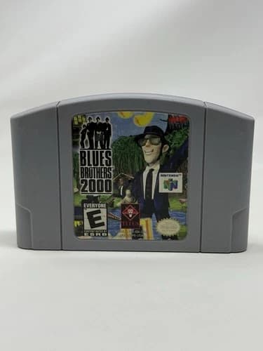 Blues Brothers 2000 Nintendo 64 N64 Authentic Game Cartridge Cleaned Pins Tested