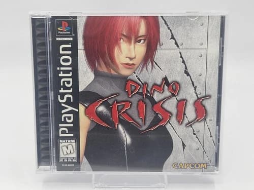 Dino Crisis PlayStation 1 PS1 Capcom 1999 Horror CIB Complete +Registration Card