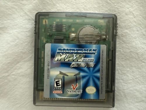 Bomberman Max Blue Champion - Nintendo Game Boy Color. Authentic, Tested.