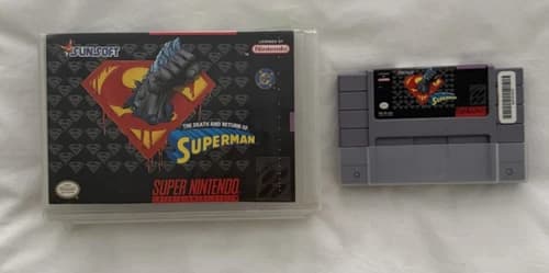 The Death and Return of Superman (Super Nintendo Entertainment System 1994) SNES