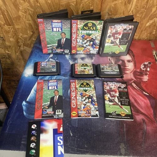 Espn Sunday Night NFL NCAA Football Sports Talk Football 93 Sega Genesis Games