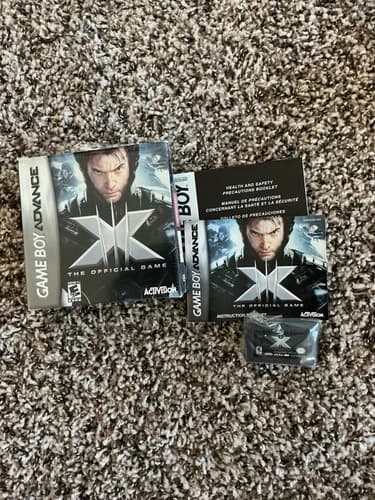 X-Men: The Official Game (Nintendo Game Boy Advance, 2006) CIB