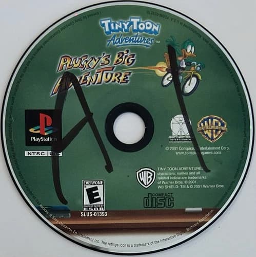 Tiny Toon Adventures: Plucky's Big Adventure (PS1) DISC ONLY | NO TRACKING, M465