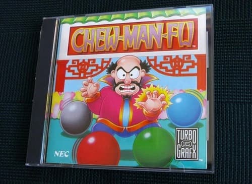 Chew Man Fu TurboGrafx-16 Complete In Case Excellent