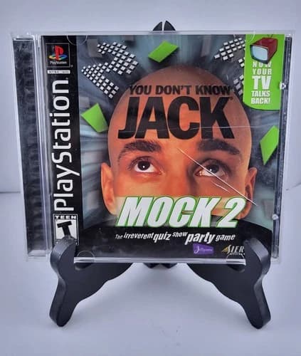 🤣You Don't Know Jack Mock 2 (Sony PlayStation 1, 2000 PS1) Complete/ Tested😂
