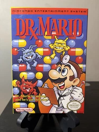 Dr. Mario Nintendo NES 1990 Vintage Authentic Tested & Working