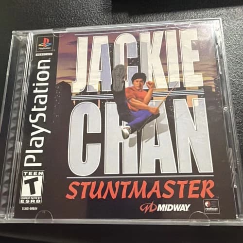 Jackie Chan Stuntmaster (PlayStation 1 PS1) Complete W Reg - Tested - Authentic