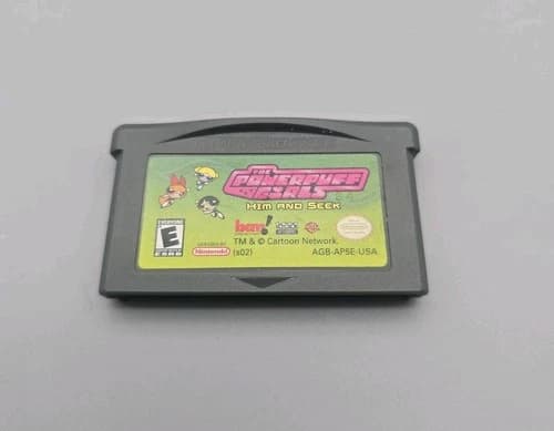 Powerpuff Girls Him and Seek GBA Game Boy Advance Authentic Tested