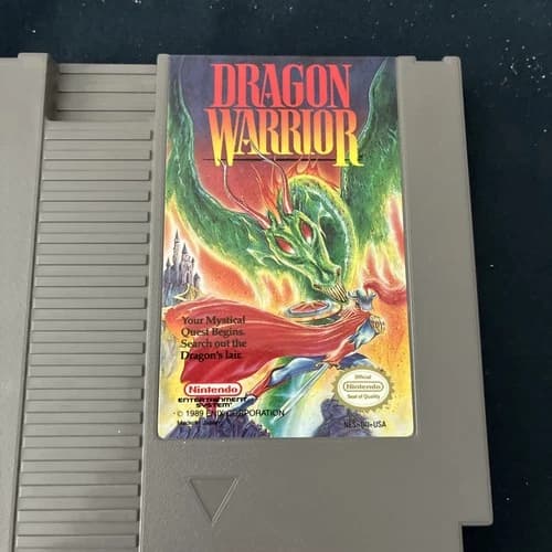 nintendo nes dragon warrior 1985