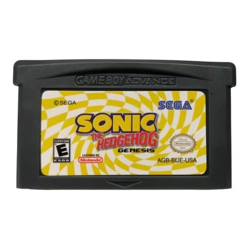 Sonic The Hedgehog Genesis Nintendo Game Boy Advance Gba