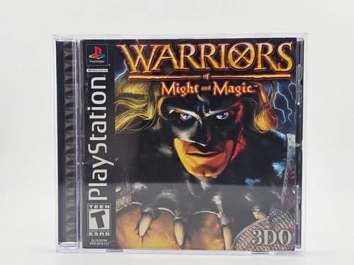 Sony Playstation 1 PS1 Warriors of Might And Magic CIB Cleaned & Tested