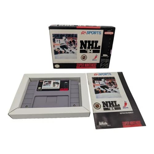 NHL 94 (Super Nintendo Entertainment System) SNES CIB Complete Tested