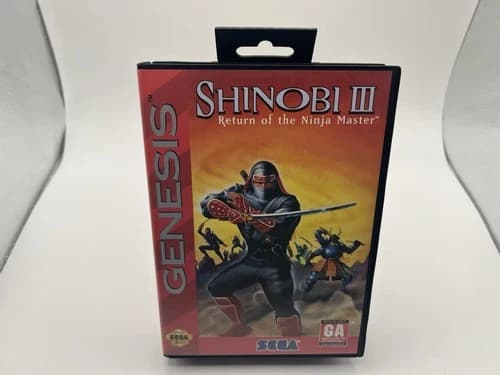 Shinobi III: Return of the Ninja Master (Sega Genesis, 1993) Tested And Works